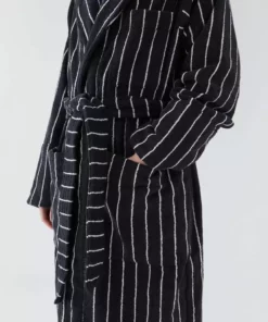 Tekla New Arrivals Classic Bathrobe - Antwerp Stripe