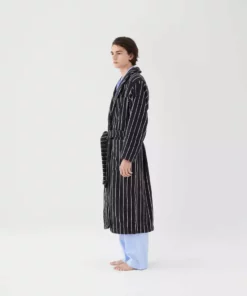 Tekla New Arrivals Classic Bathrobe - Antwerp Stripe 8 Tekla New Arrivals Classic Bathrobe - Antwerp Stripe