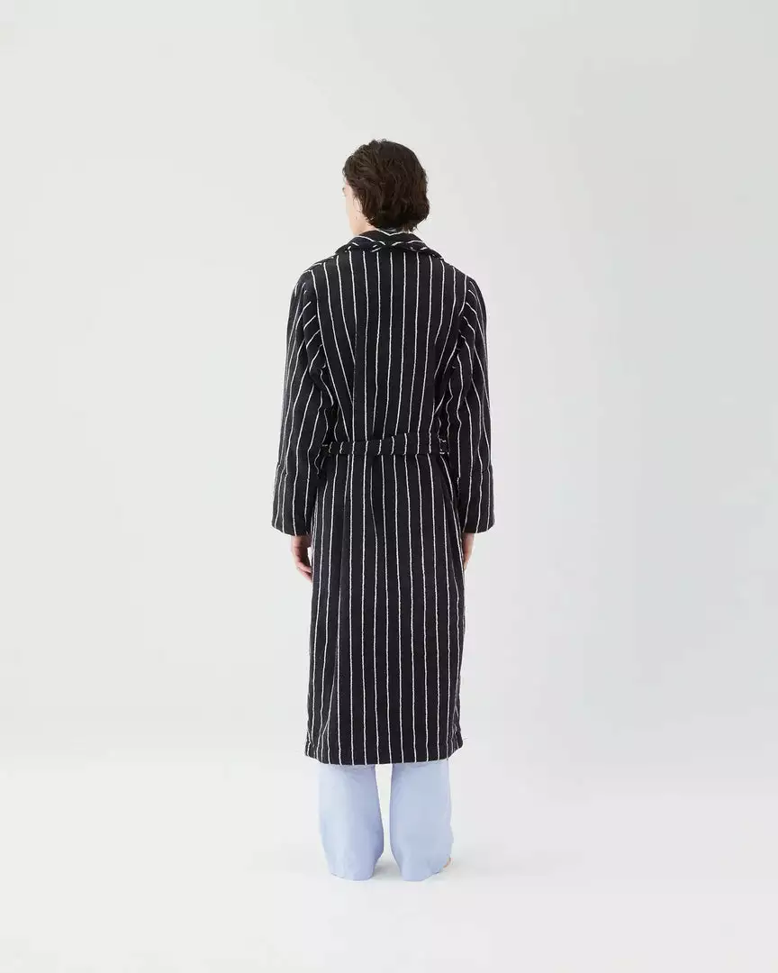Tekla New Arrivals Classic Bathrobe - Antwerp Stripe 5 Tekla New Arrivals Classic Bathrobe - Antwerp Stripe