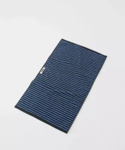 Tekla Organic Cotton Towels - Black And Blue