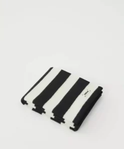 Tekla Home Living Pure New Wool Blanket - Bold Black Stripe