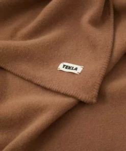 Tekla Pure New Wool Blanket - Camel Home Living