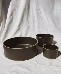 Hasami Porcelain Tall Bowl - Black