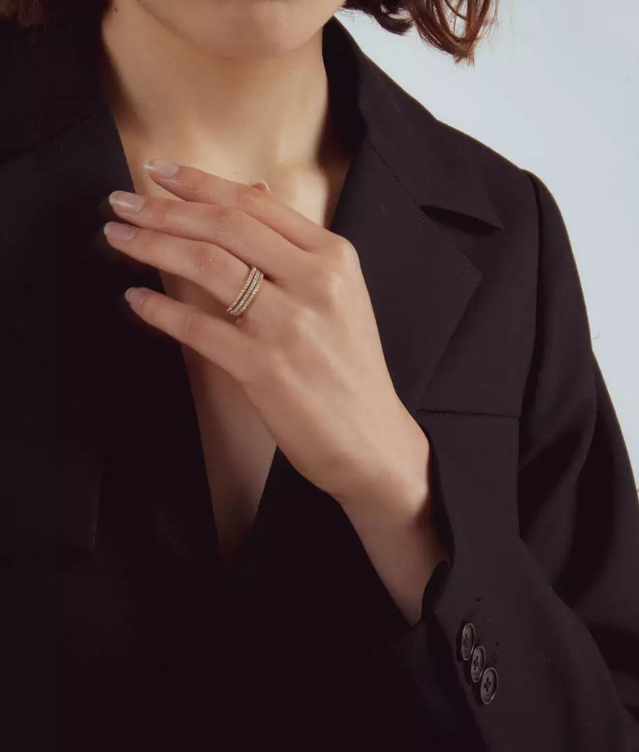 Jessica McCormack Super Fine Eternity Band - Yellow Gold Fashion Jewellery 3 Jessica McCormack Super Fine Eternity Band - Yellow Gold Fashion Jewellery