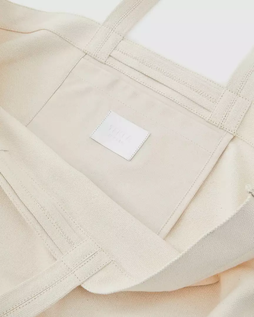 Tekla Canvas Bag In Ecru Home Living 3 Tekla Canvas Bag In Ecru Home Living