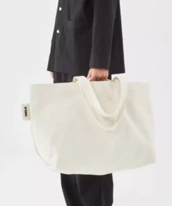 Tekla Canvas Bag In Ecru Home Living 8 Tekla Canvas Bag In Ecru Home Living