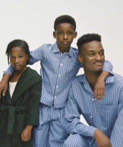 Tekla Towels & Bathroom Linen Kids Hooded Bathrobe - Forest Green 5 Tekla Towels & Bathroom Linen Kids Hooded Bathrobe - Forest Green