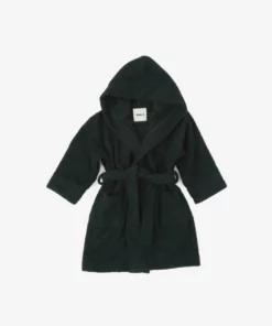 Tekla Towels & Bathroom Linen Kids Hooded Bathrobe - Forest Green