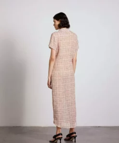 Wynn Hamlyn Fashion Jewellery Gauze Shirt Dress - Check