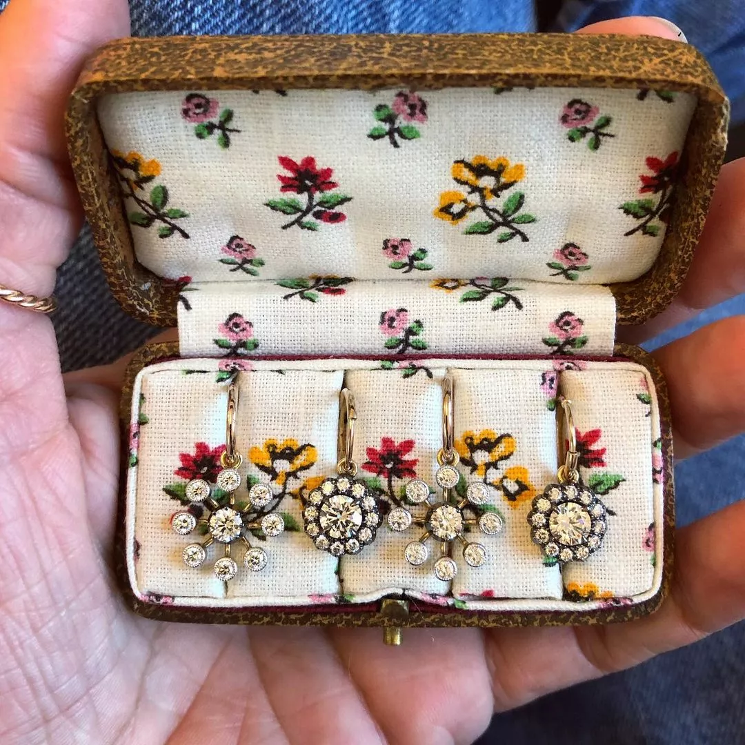 Jessica McCormack Daisy Diamond Gypset Bloom Earrings 3 Jessica McCormack Daisy Diamond Gypset Bloom Earrings