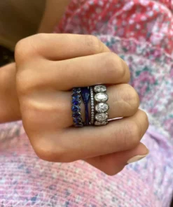 Jessica McCormack Sapphire Eternity Band - Sapphire Oval 4.95ct Fashion Jewellery