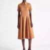 Emilia Wickstead Fashion Jewellery Jody Dress - Hazelnut