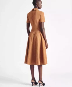 Emilia Wickstead Fashion Jewellery Jody Dress - Hazelnut 5 Emilia Wickstead Fashion Jewellery Jody Dress - Hazelnut
