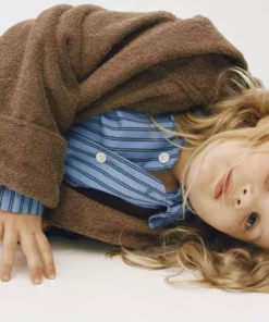 Tekla Towels & Bathroom Linen Kids Hooded Bathrobe - Kodiak Brown 7 Tekla Towels & Bathroom Linen Kids Hooded Bathrobe - Kodiak Brown