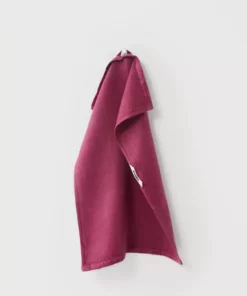 Tekla Home Living Kitchen Towel In Claret