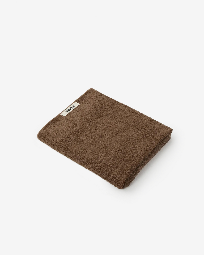 Tekla Home Living Organic Cotton Towels - Kodiak Brown 1 Tekla Home Living Organic Cotton Towels - Kodiak Brown