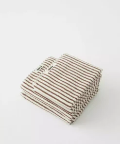 Tekla Organic Cotton Towels - Kodiak Stripes 6 Tekla Organic Cotton Towels - Kodiak Stripes
