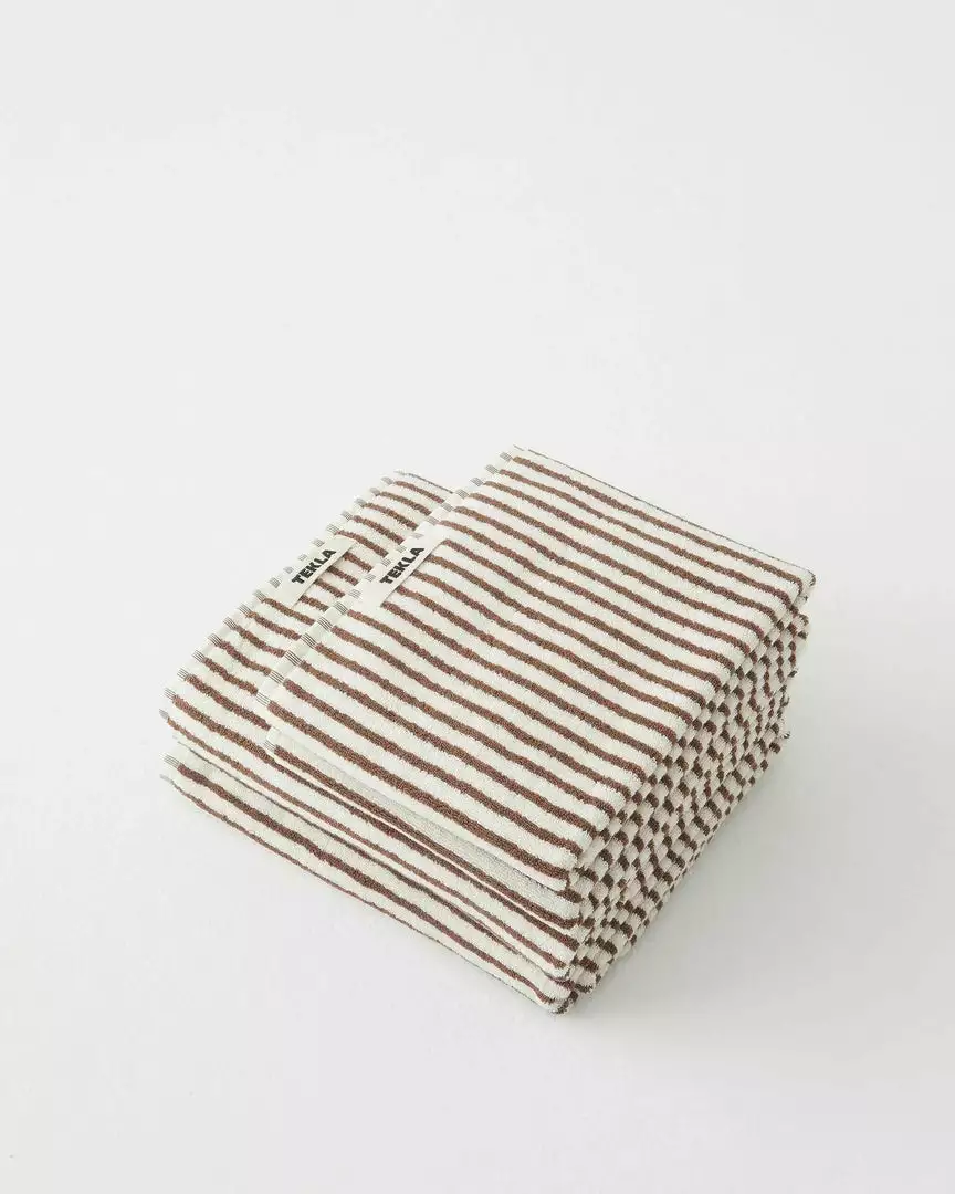 Tekla Organic Cotton Towels - Kodiak Stripes 3 Tekla Organic Cotton Towels - Kodiak Stripes