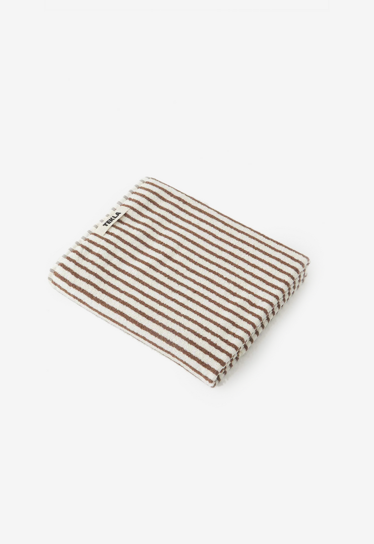Tekla Organic Cotton Towels - Kodiak Stripes 1 Tekla Organic Cotton Towels - Kodiak Stripes
