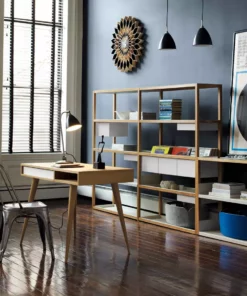 Case Furniture Lighting Lap Shelving - Double Bay Frame