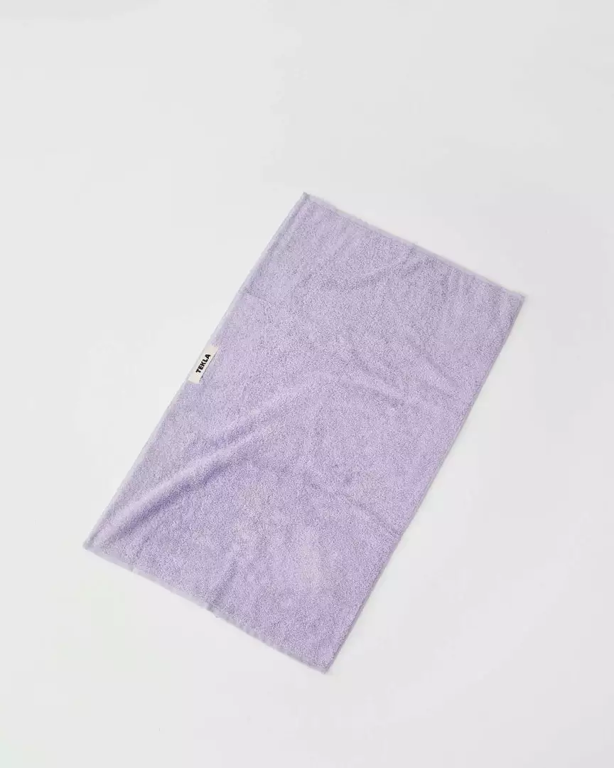 Tekla Home Living Organic Cotton Towels - Lavender 4 Tekla Home Living Organic Cotton Towels - Lavender
