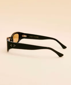 Port Tanger Leila - Black With Amber Lens
