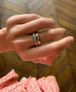 Jessica McCormack Fashion Jewellery Moonshine Ring - Diamond Eternity Ring