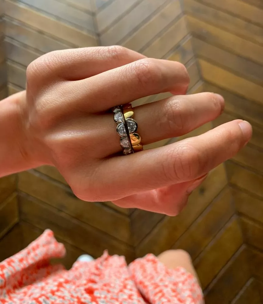 Jessica McCormack Fashion Jewellery Moonshine Ring - Diamond Eternity Ring 2 Jessica McCormack Fashion Jewellery Moonshine Ring - Diamond Eternity Ring