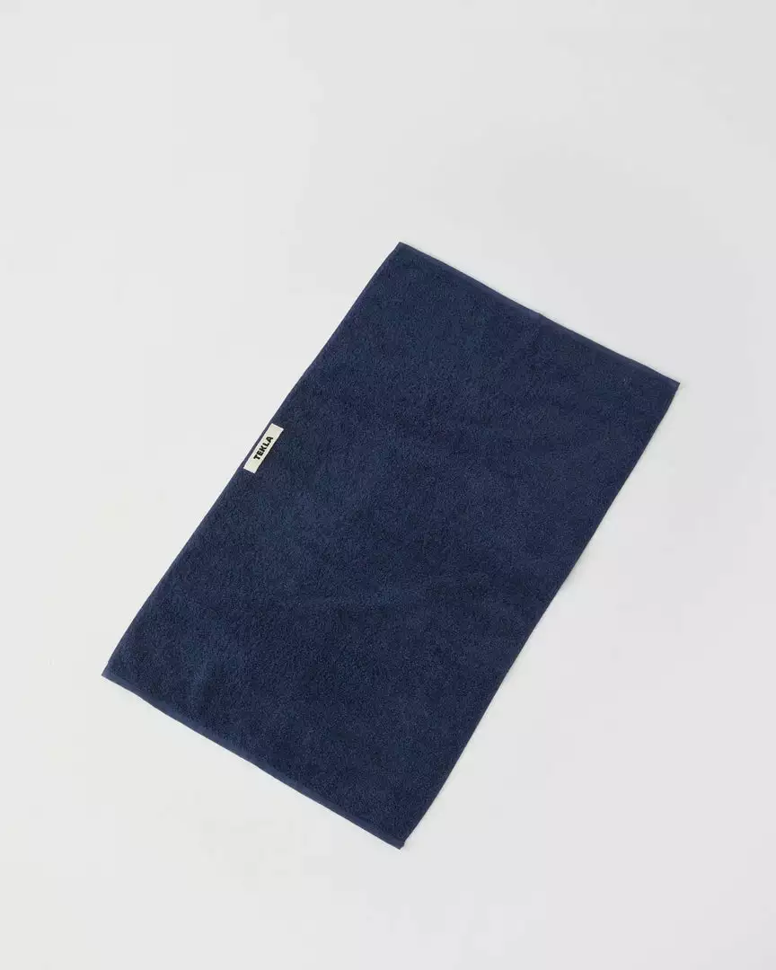 Tekla Organic Cotton Towels - Navy Home Living 3 Tekla Organic Cotton Towels - Navy Home Living