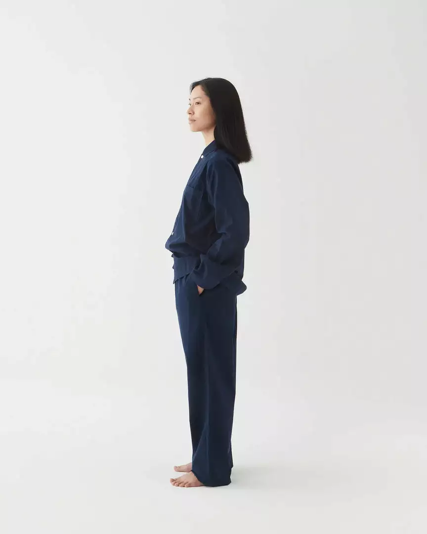 Tekla Poplin Sleep Pants - True Navy Fashion Jewellery 3 Tekla Poplin Sleep Pants - True Navy Fashion Jewellery