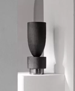 Arno Declercq Home Living Pot Vase With Steel - Black