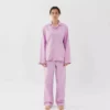 Tekla Poplin Sleep Pants - Purple Pink Fashion Jewellery