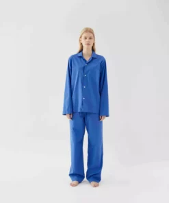 Tekla Poplin Sleep Pants - Royal Blue New Arrivals