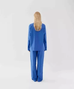 Tekla Poplin Sleep Pants - Royal Blue New Arrivals