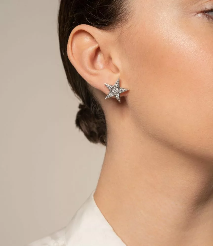 Jessica McCormack Fashion Jewellery Diamond Star Earrings 2 Jessica McCormack Fashion Jewellery Diamond Star Earrings